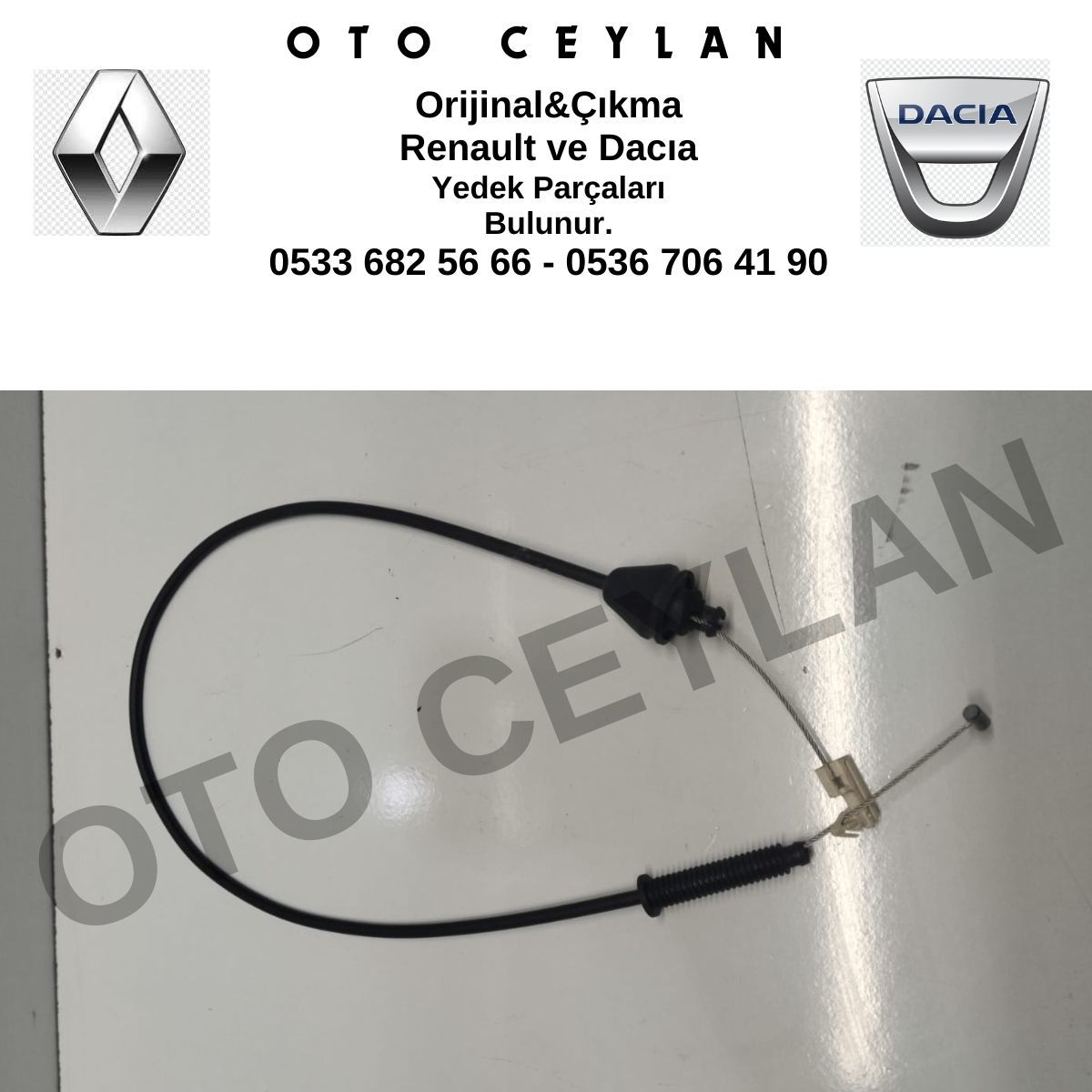 CAV 1403015 Megane Gaz Teli Sıfır Cavo Marka
