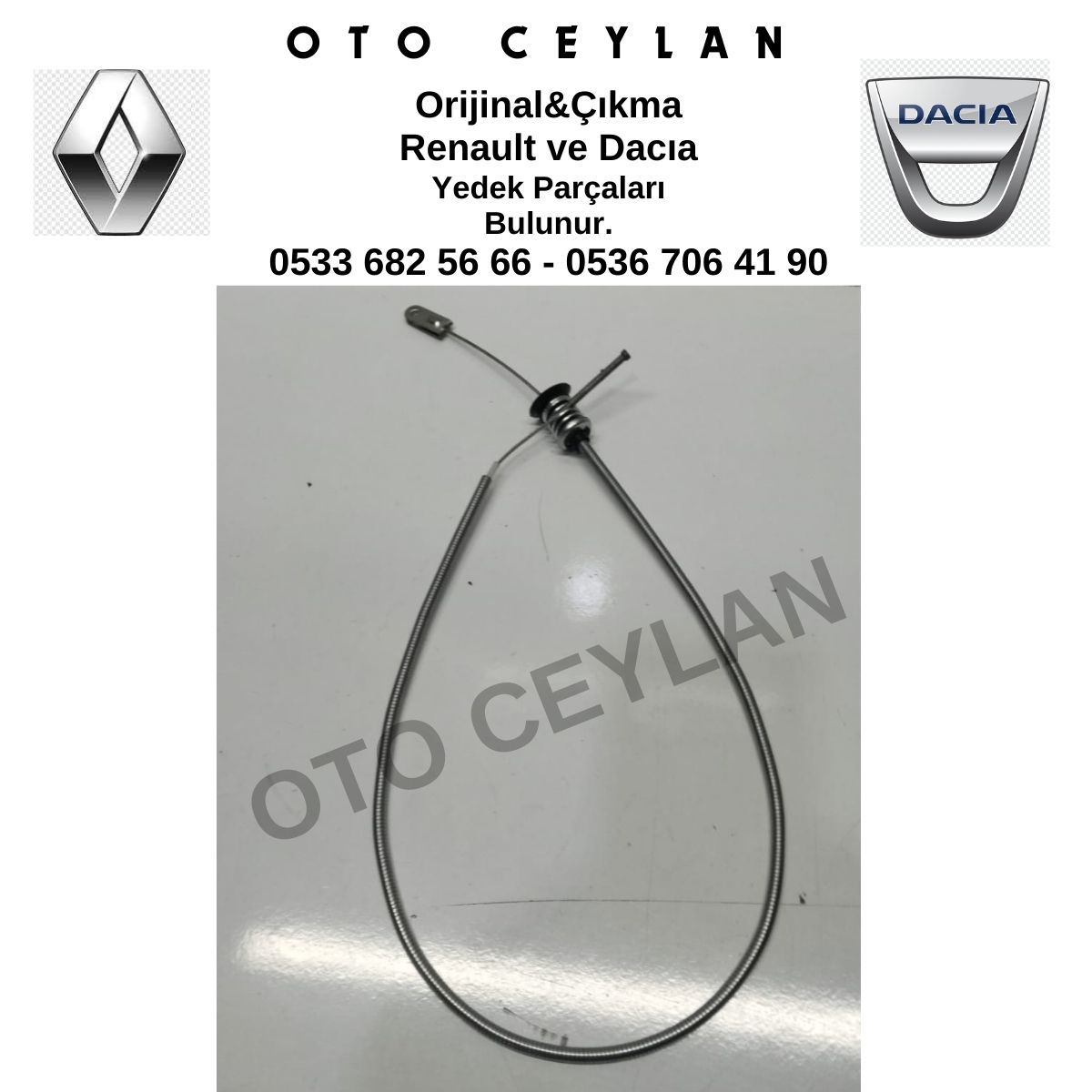 CAV 1403004 Renault 12 Gaz Teli Sıfır Cavo Marka