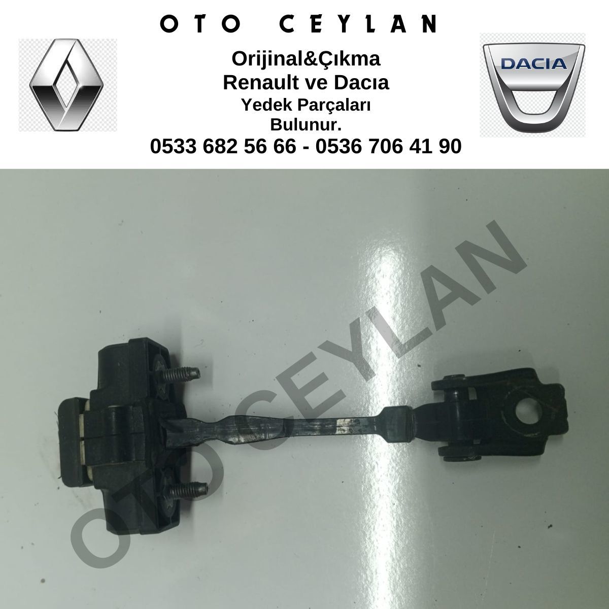 804304825R Dokker Lodgy Ön Arka Kapı Gergisi Orijinal Çıkma