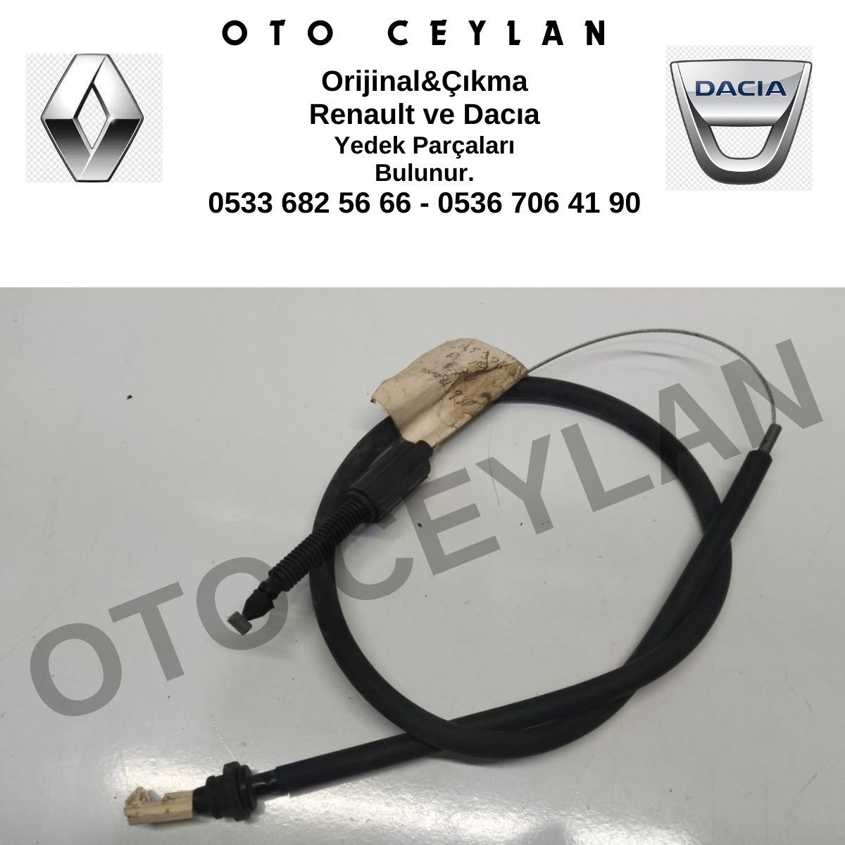 CAV 1403012 7700813980 Renault 9 Renault 19 Gaz Teli Cavo Marka