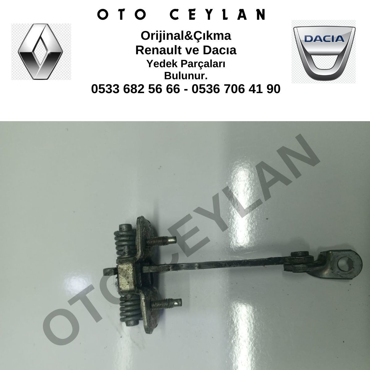 804305879R 382734138 Duster Ön Arka Kapı Gergisi Orijinal Çıkma