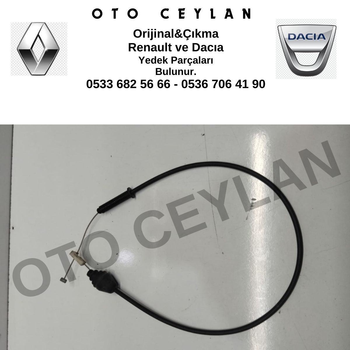 7700428516 Megane 1 Gaz Teli Sıfır Orijinal