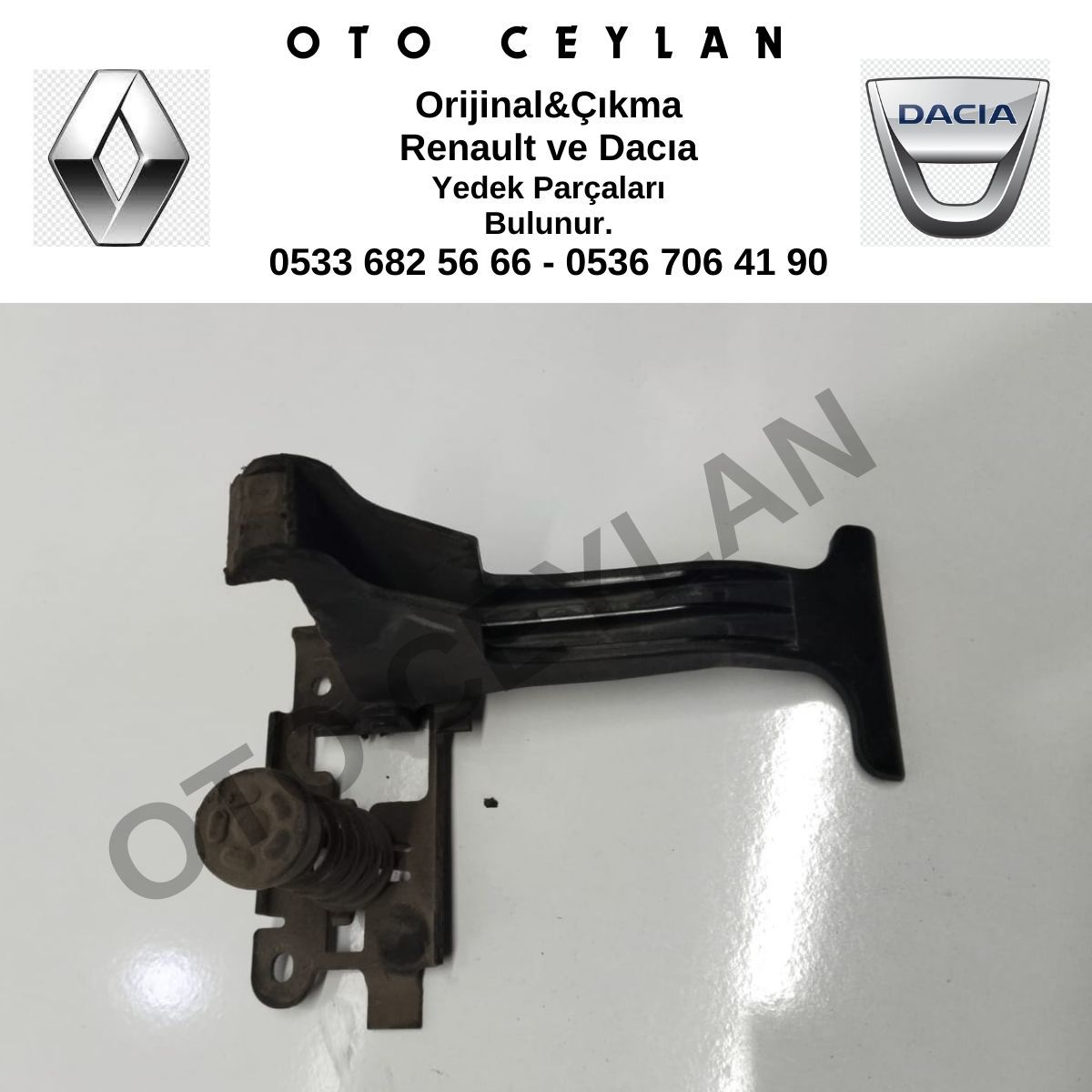 656030009R Fluence 2009 Motor Kaput Emniyet Mandalı Orijinal Çıkma