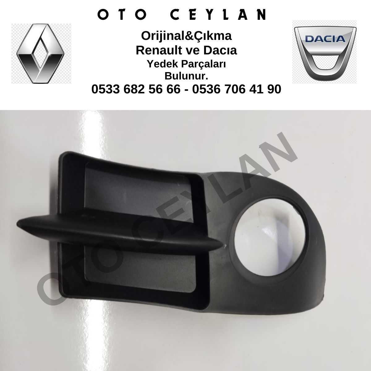 7702295498 Clio Symbol Sağ Sis Far Çerçevesi Kapağı Sisli Sıfır Yan Sanayi
