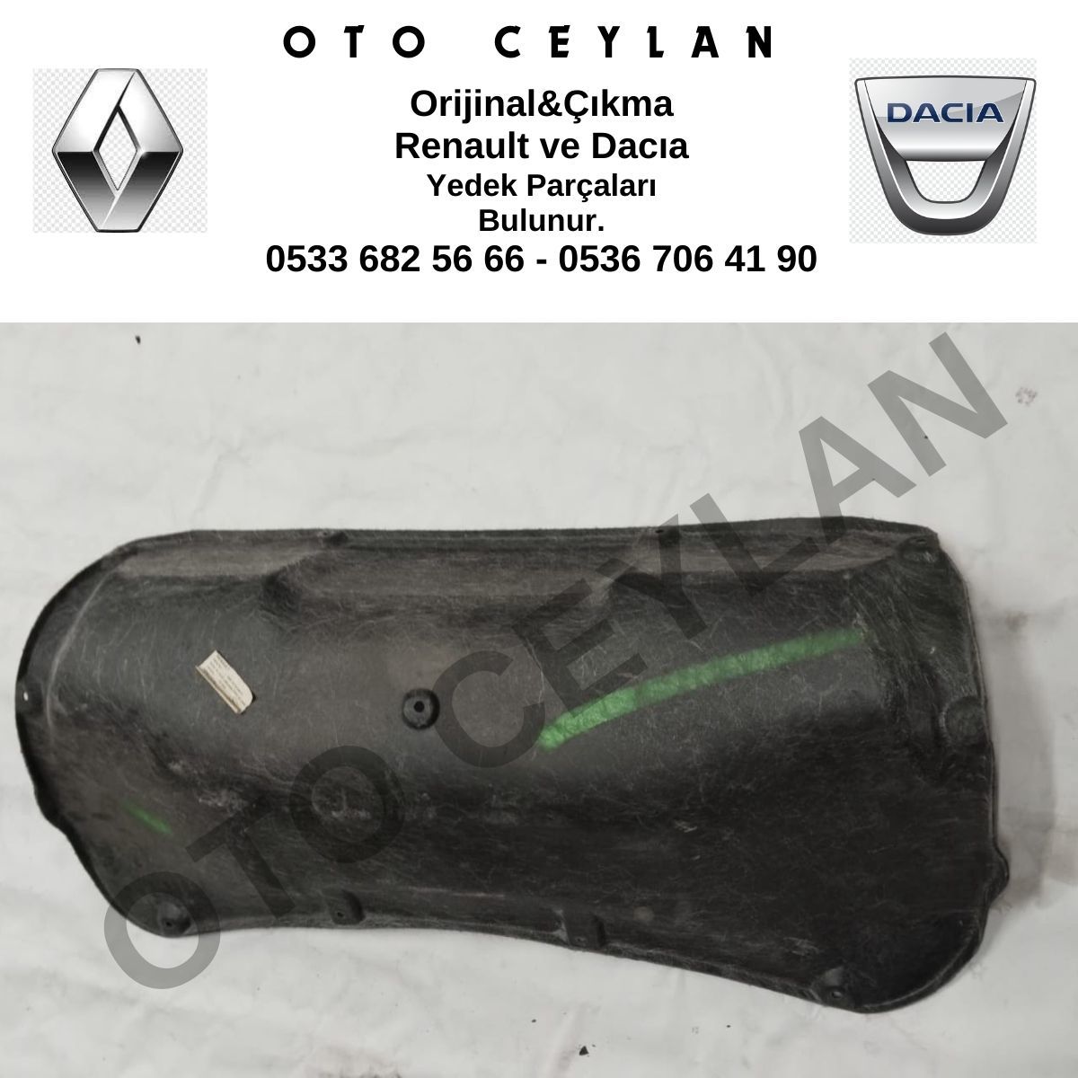 8200193237 Megane 2 Bagaj Kapak İç Halısı Orijinal Çıkma