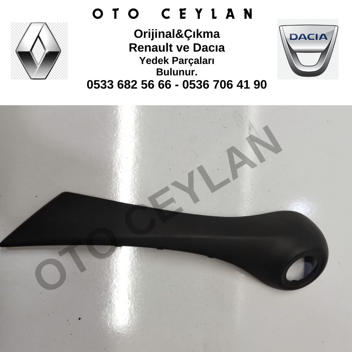 8200297165 Megane 2 Sağ Ön Kapı Çekme Kolu Üst Sıfır Orijinal