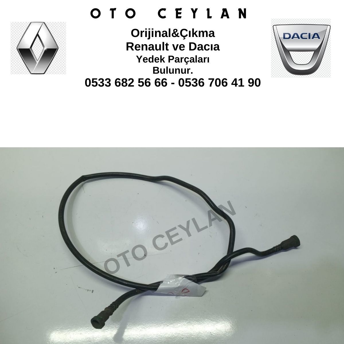 Clio 3 Mazot Hortumu Orijinal Çıkma