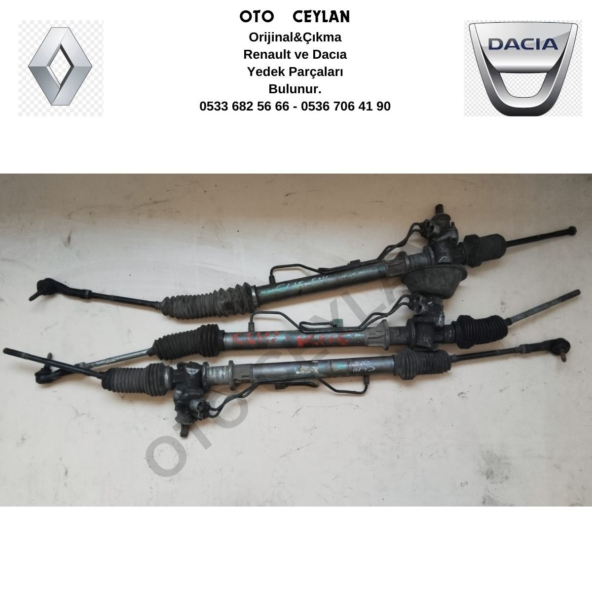 Clıo Kangoo Direksiyon Kutusu Çıkma Orijinal