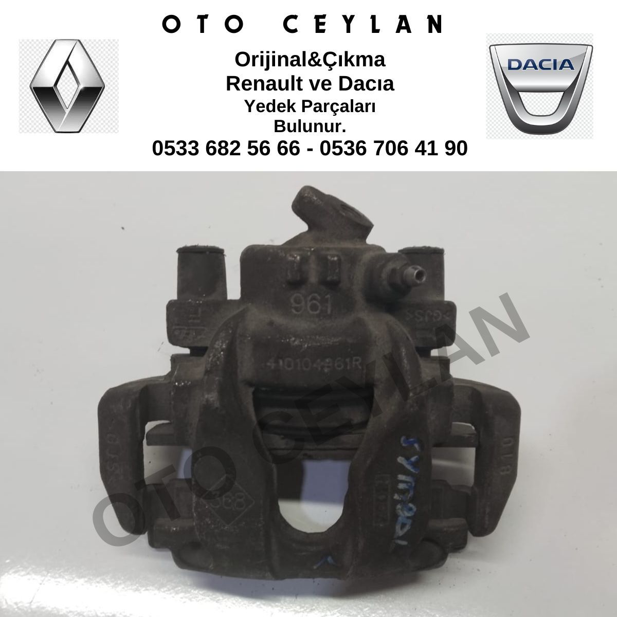 410104961R Symbol Ön Kaliper Sol Orijinal Çıkma