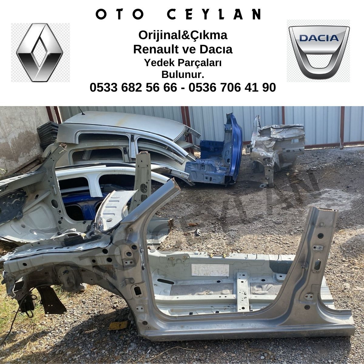Megane 2 Marşpiyel Sol Orijinal Çıkma