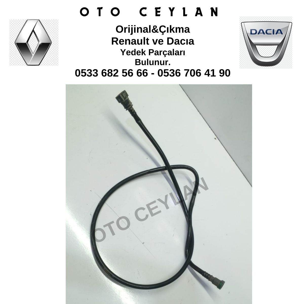 175067380R Captur 1.5 Dci Mazot Hortumu Orijinal Çıkma