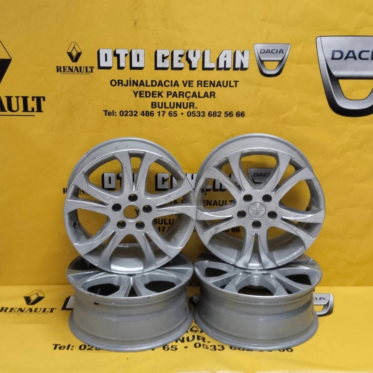 7711426130 Megan III Fluence 17 İnç 5 Bijon Sıfır Jant (Takım)