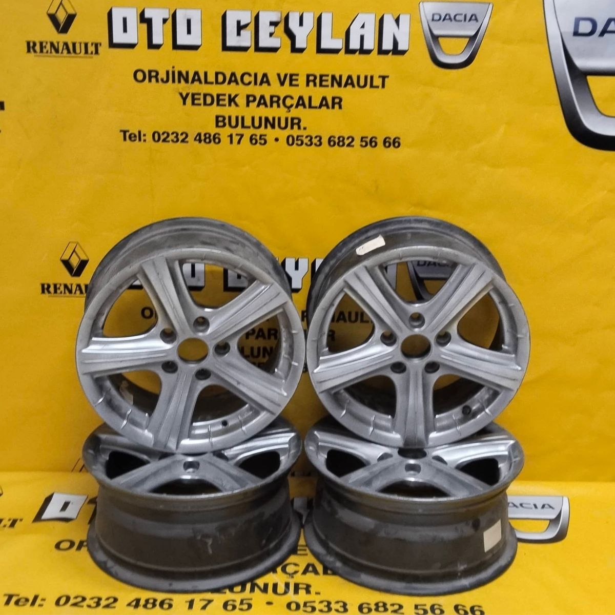 15 inç 5 Bijon Sıfır Jant (Takım)