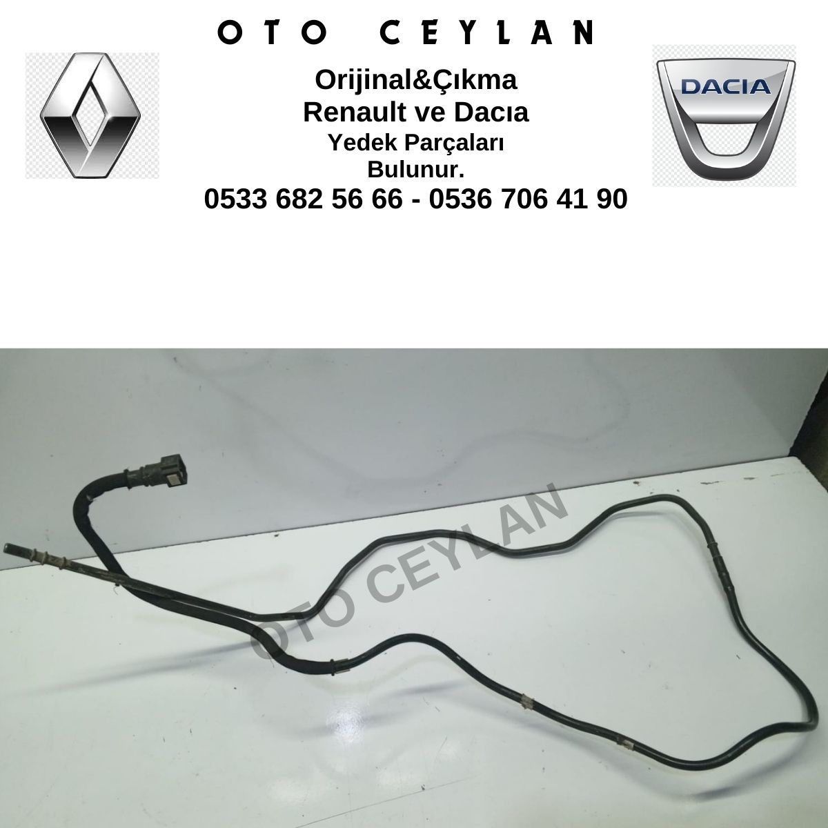 164461377R Clio 4 Yakıt Borusu Orijinal Çıkma