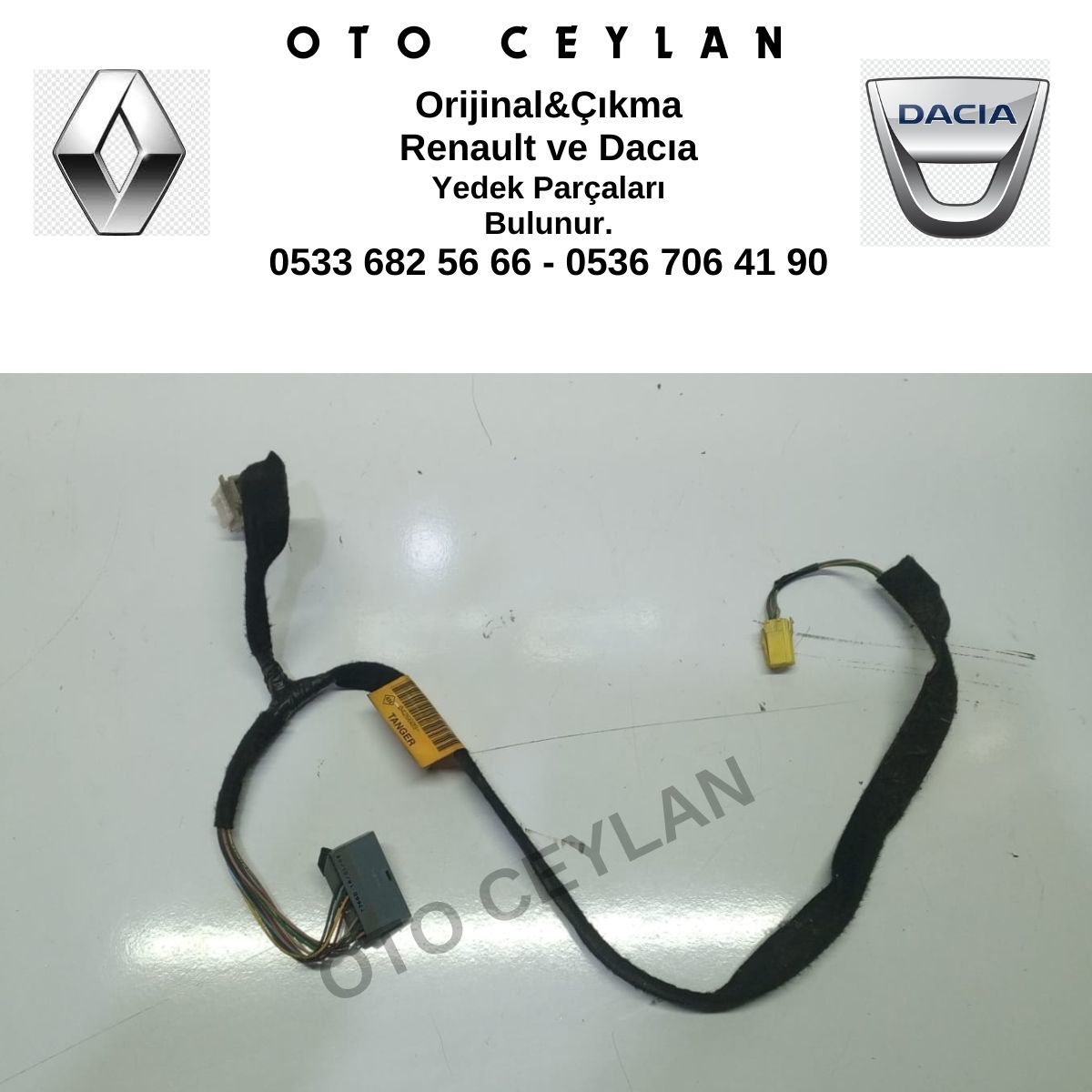 8200426609 Kango Demet Montaj Kabloları Fişler Röleler 1.5 Dci Orijinal Çıkma