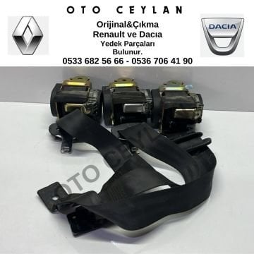 8200077390 Megan 2 Sağ Sol Arka Emniyet kemeri Çıkma Orjinal