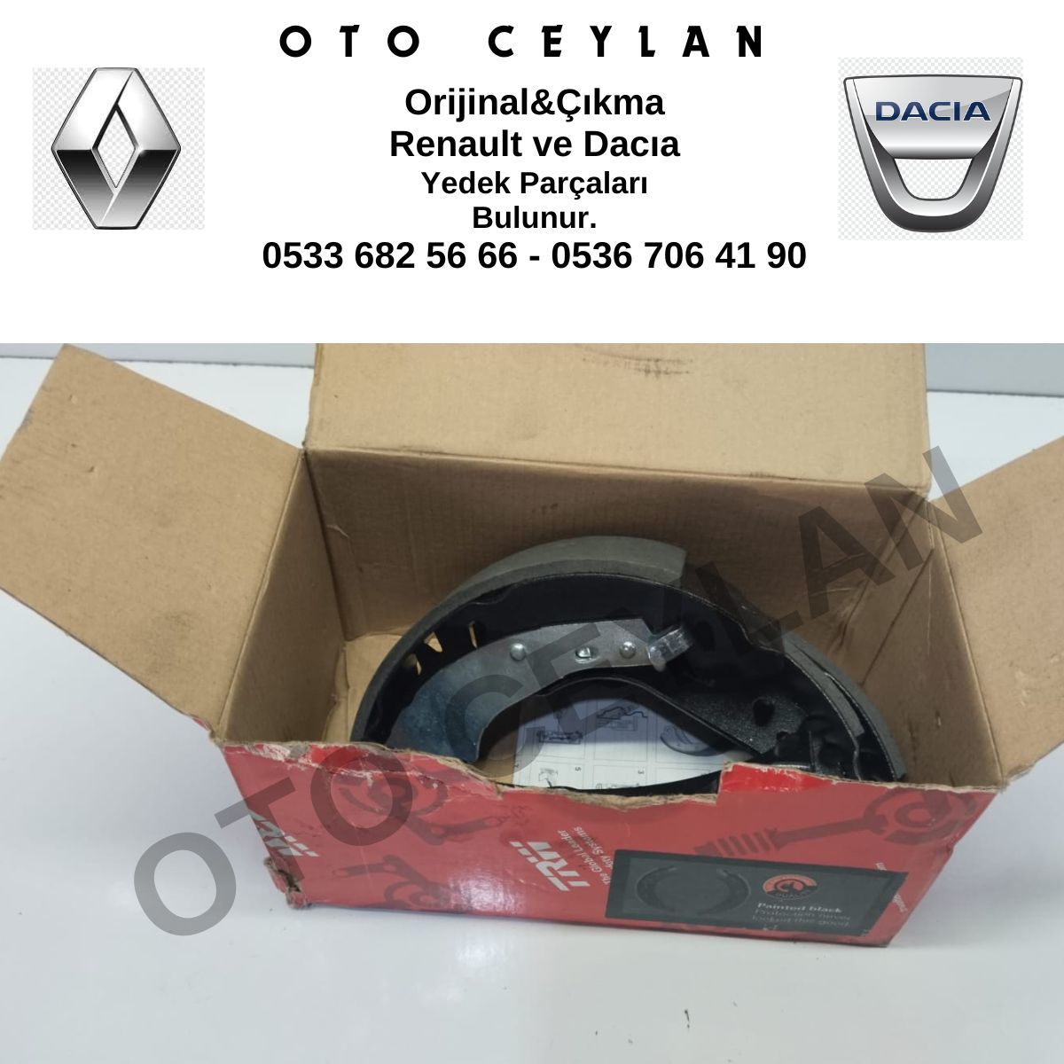 TRWGS8669 Clio 2 Symbol Logan 4 Sandero Kampana Balata Sıfır Yerli Üretim