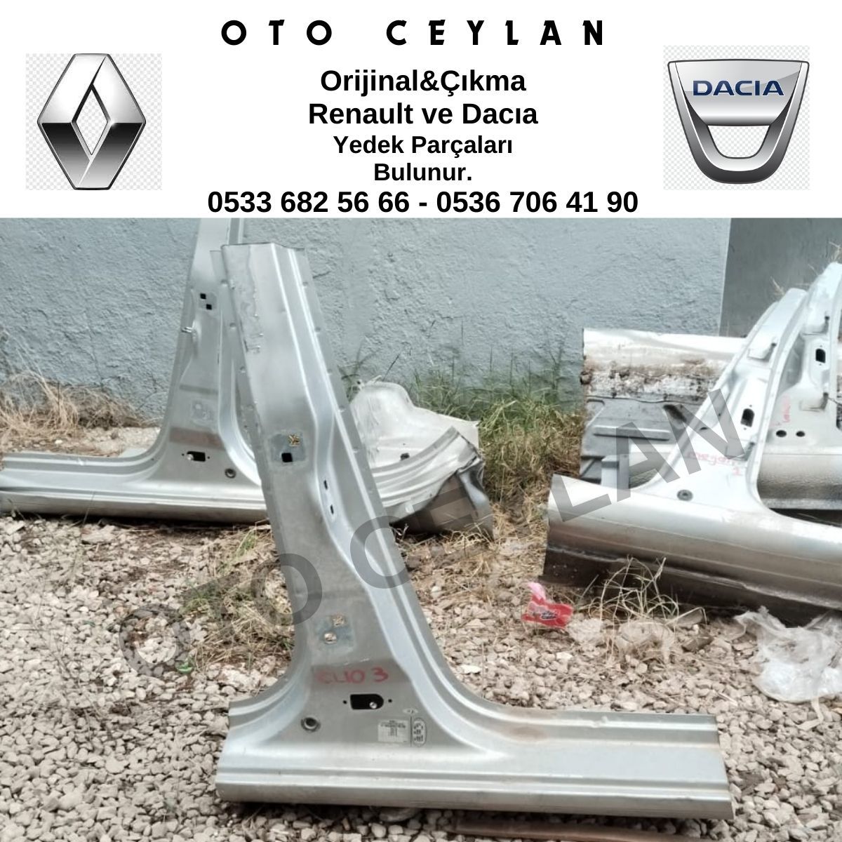 Clio 3 Orta Direk Sağ Orijinal Çıkma