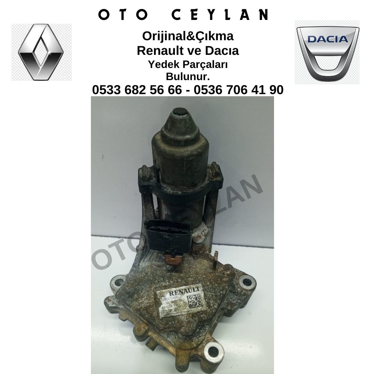 328D47245R Sandero Symbol Vites Geçiş Motoru Orijinal Çıkma