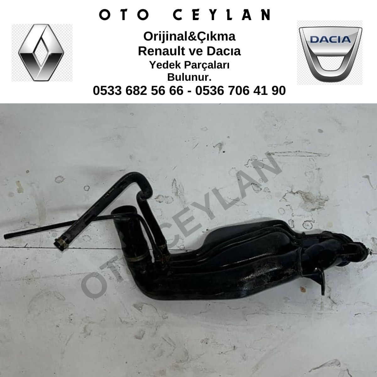7700821080 Twingo 1 Yakıt Dolum Borusu Çıkma Orjinal