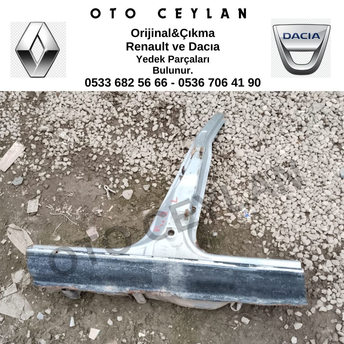 Renault 9 Marşpiyel Sol Orijinal Çıkma