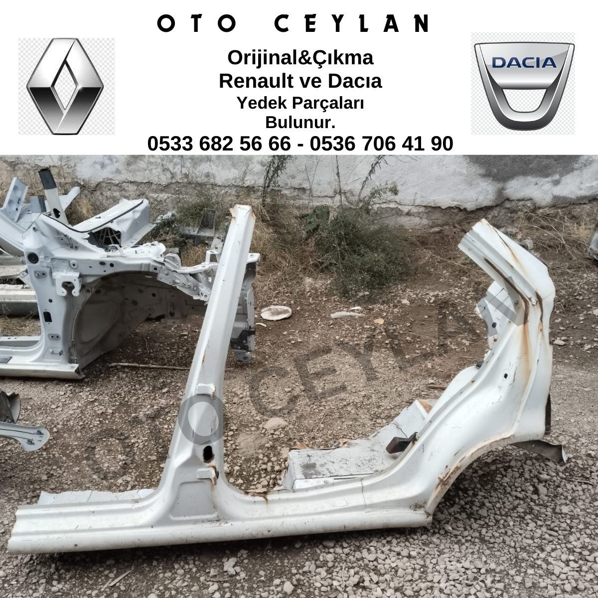 Renault 19 Marşpiyel Sol Orijinal Çıkma