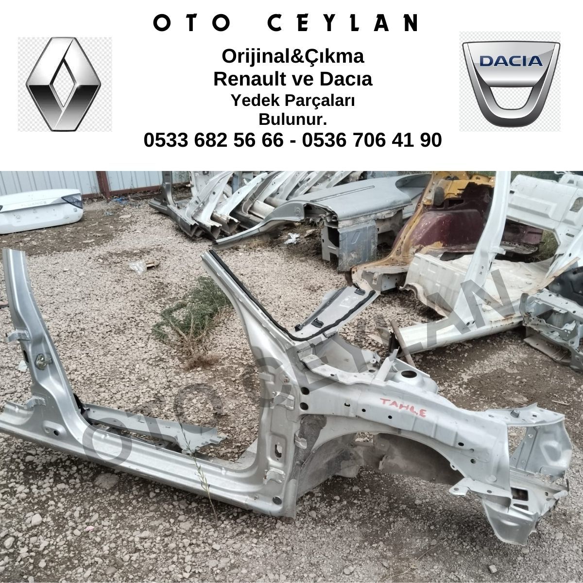 Clio Ön Çeyrek Sağ Orijinal Çıkma