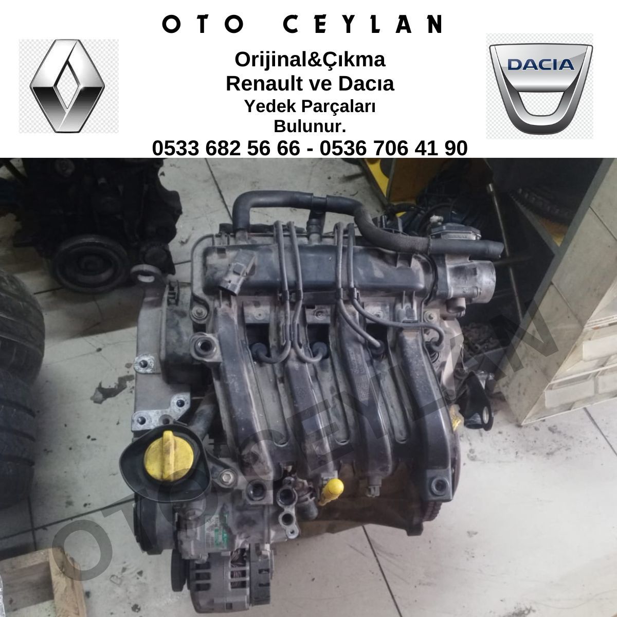 Clio 1.2 Motor D4F Orijinal Çıkma