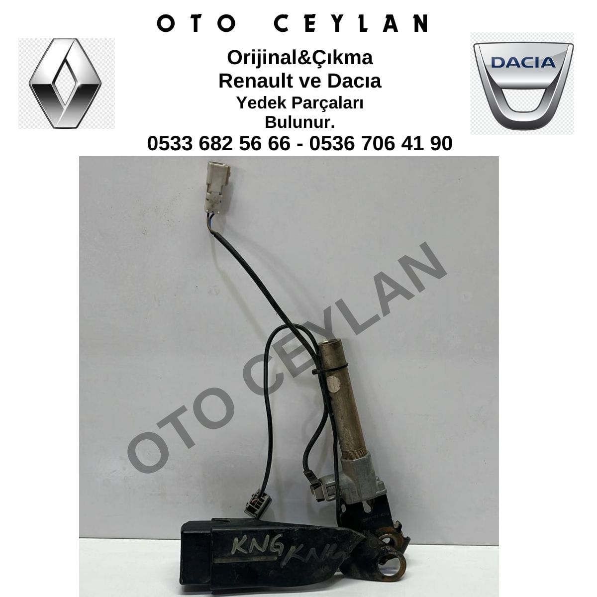 8200050463 Kangoo Sol Ön Emniyet Kemeri kolu Çıkma Orjinal