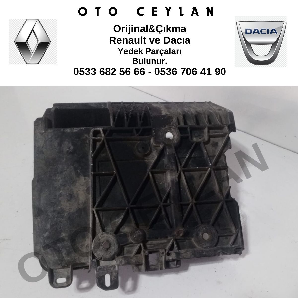 8200467409 Megane 2 Akü Alt Tablası Orijinal Çıkma