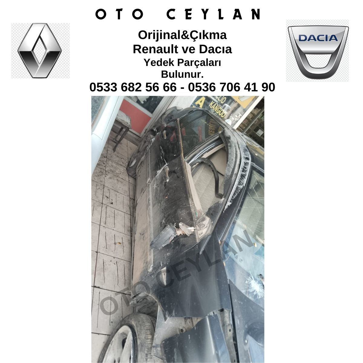 Megane 2 Kapı Orijinal Çıkma