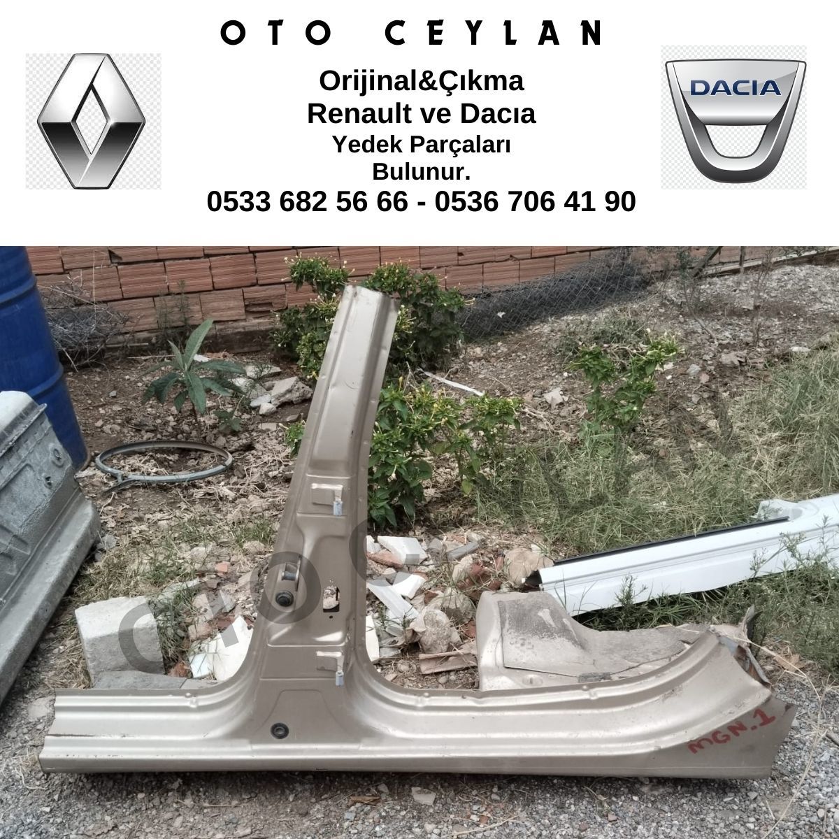 Megane 1 Marşpiyel Sol Orijinal Çıkma