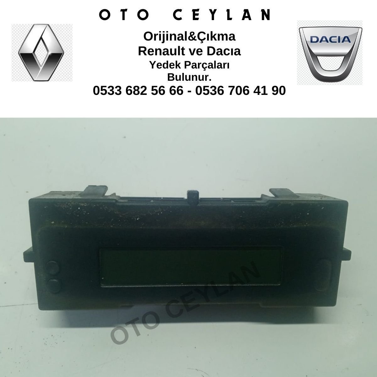 8200290542 Megane 2 Radyo Göstergesi Orijinal Çıkma