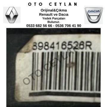 898416526R Lodgy Arka Emniyet Kemeri Çıkma Orjinal