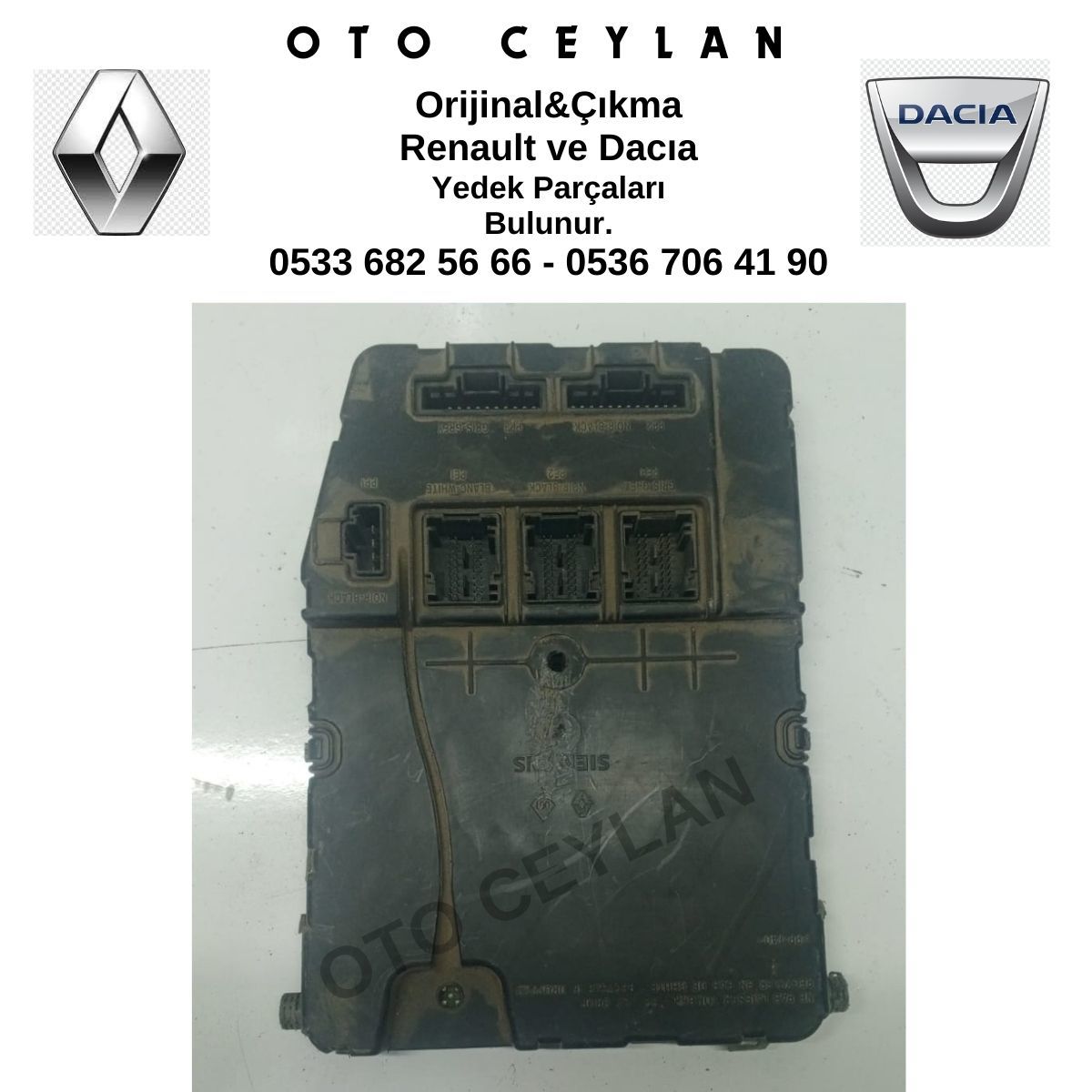 8200412548 Megane Sigorta Body Beyni Orijinal Çıkma