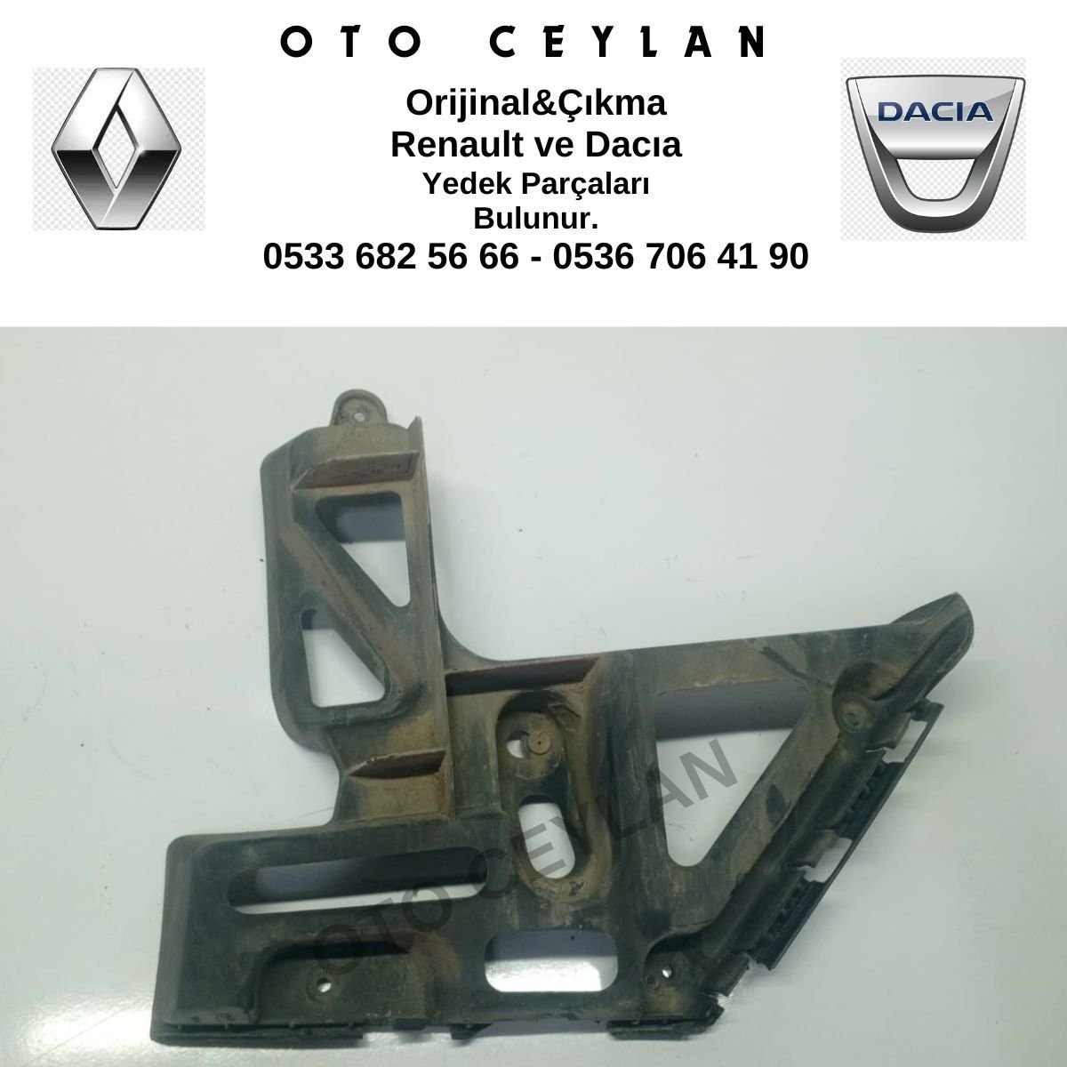 8200146042 Megane 2 Sağ Arka Tampon Braketi Orijinal Çıkma