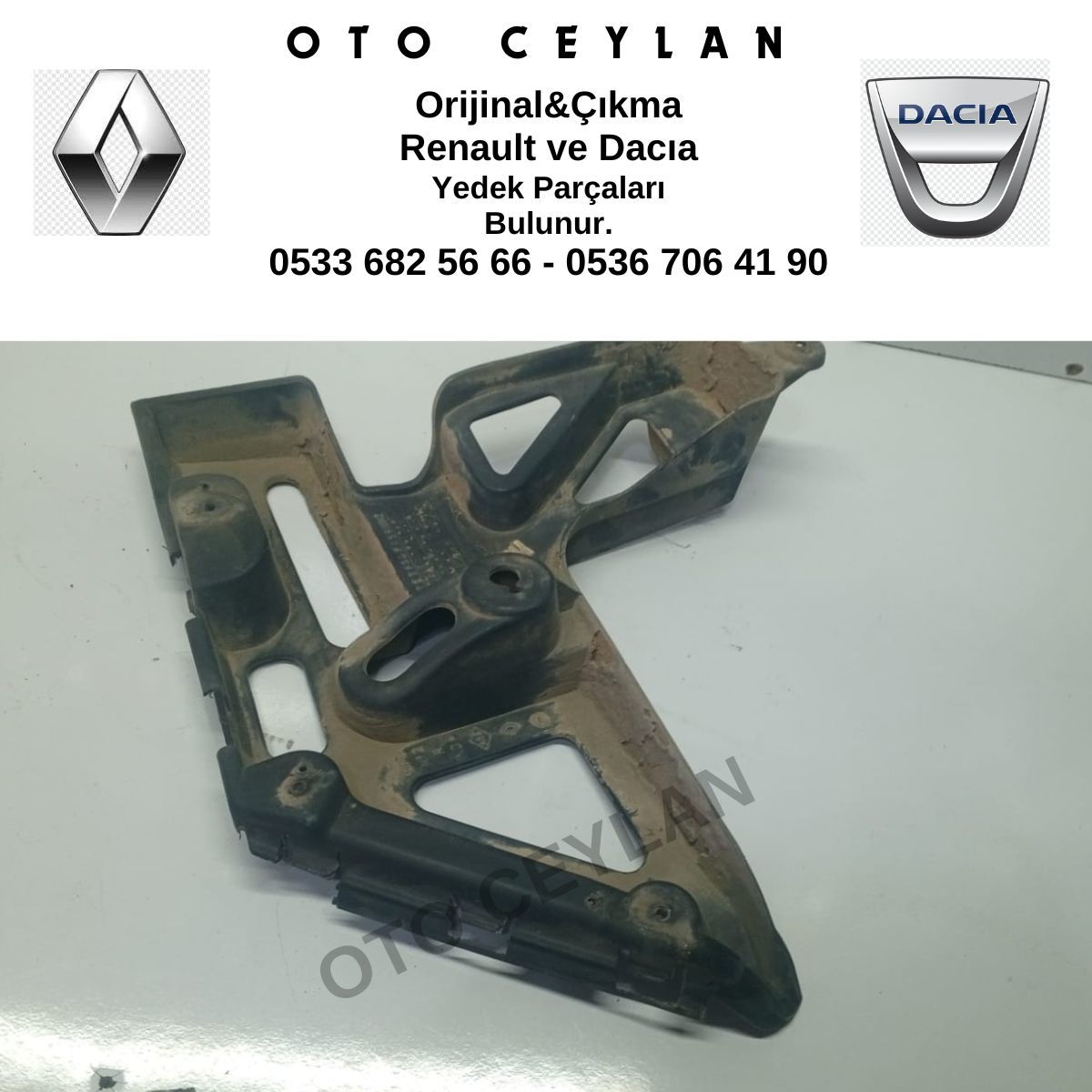 8200146041 Megane 2 Arka Sol Tampon Ayağı Orijinal Çıkma