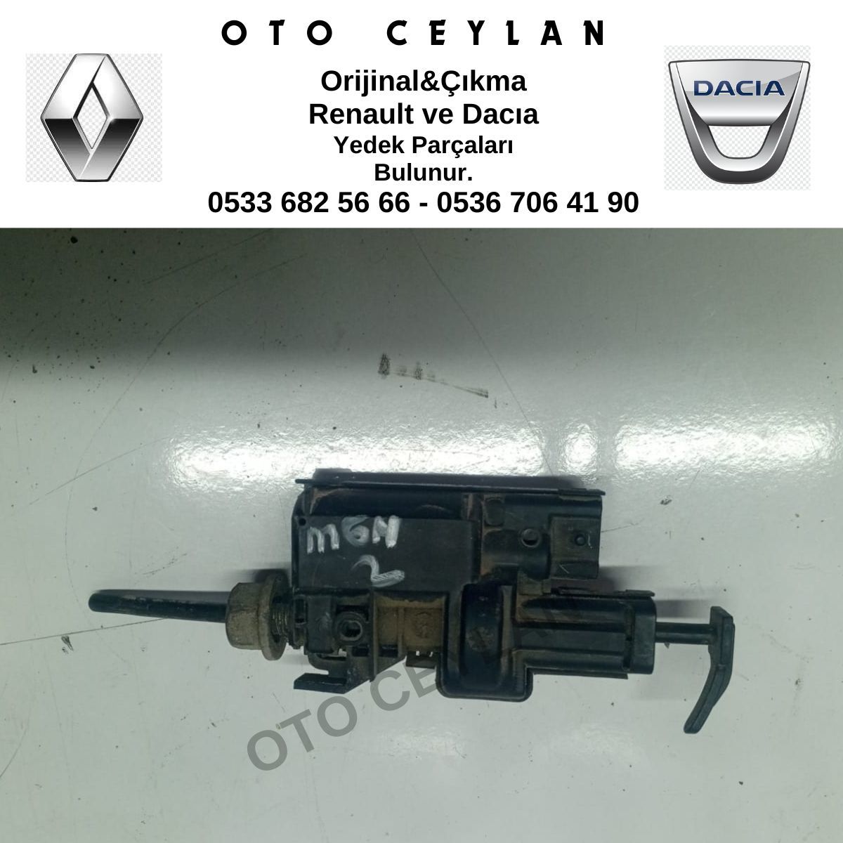 788265217R Megane 2 Depo Kapak Kilit Motoru Orijinal Çıkma