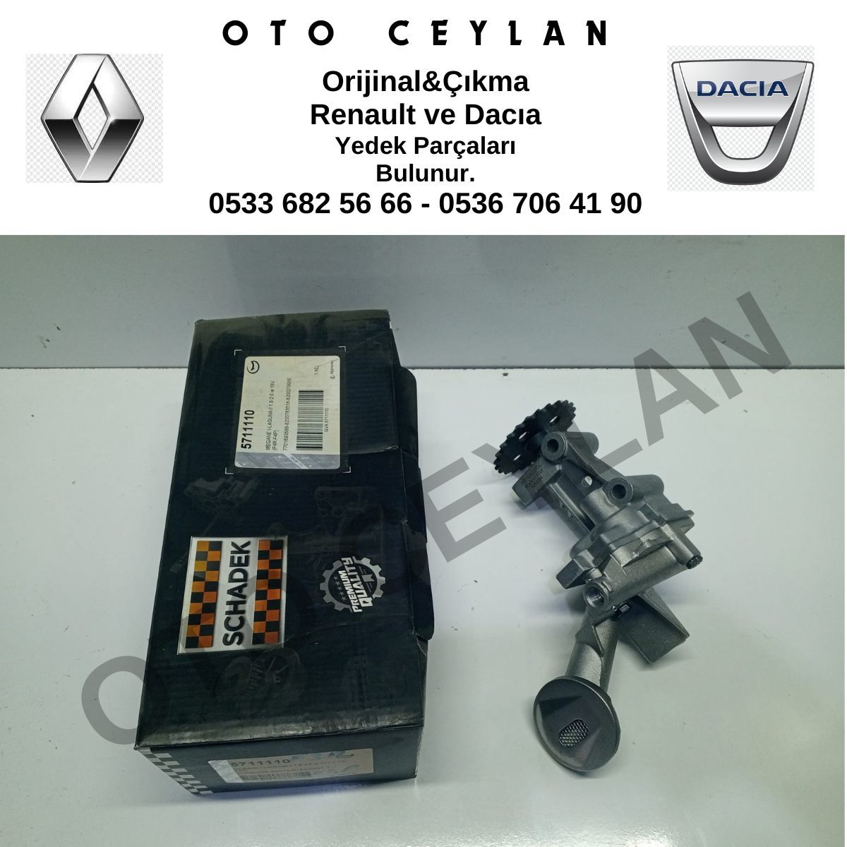 7701693588 8200243153 8200279956 Megane 1 Laguna 1 Laguna 2 Espace 4 1.8 2.0 16V F4R F4P Yağ Pompası Sıfır Yan Sanayi