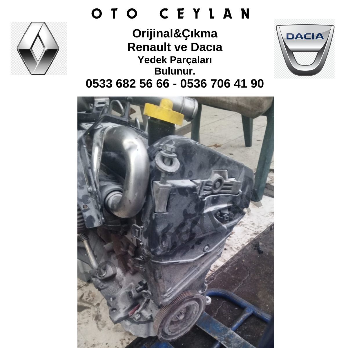 Kango 2 Euro 4 Önden Marşlı Motor Komple Orijinal Çıkma