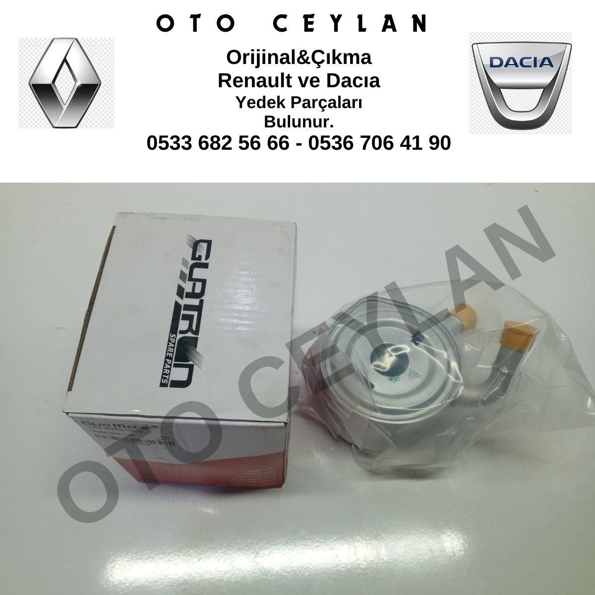 8200068115 Clio 2 Clio 3 Crand Scenic 2 Kango Megane 2 Logan K9K 1.5 Dci Yağ Soğutucusu Sıfır Yan Sanayi