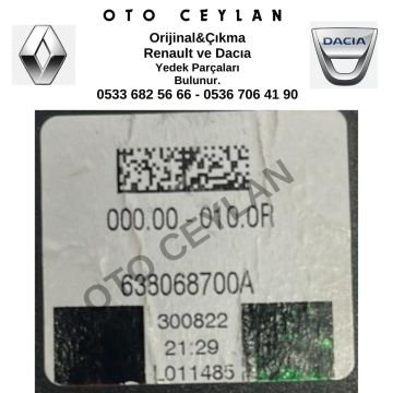 638068700A Duster Sol Arka Emniyet Kemeri Çıkma Orjinal