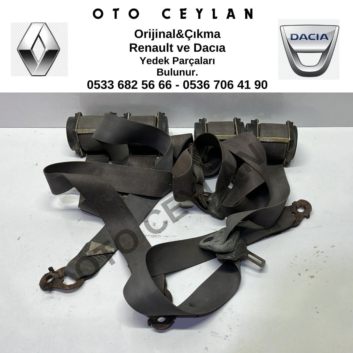 7702127478 R.19 Ön Emniyet Kemeri Çıkma Orjinal