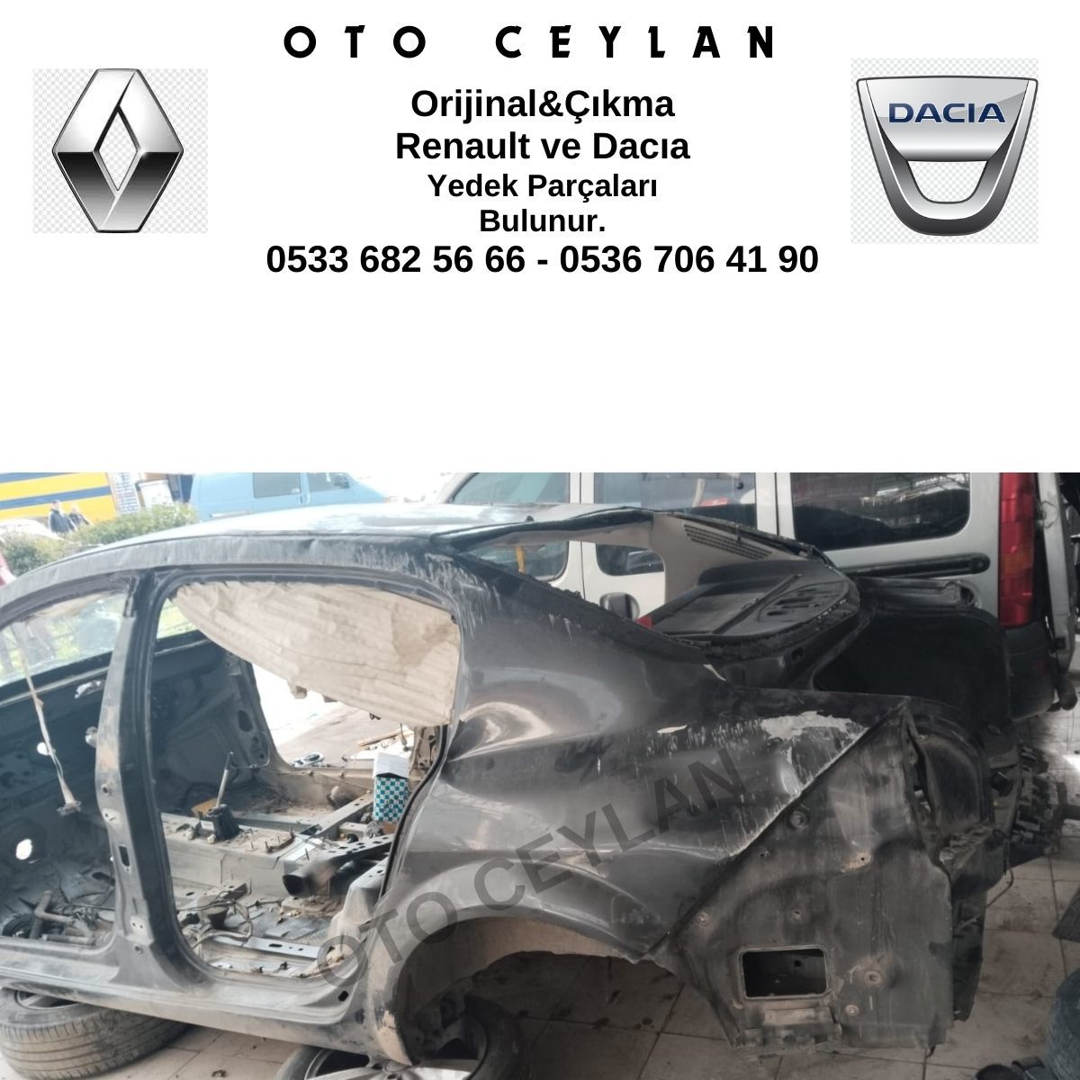 Megane 2 Arka Çamurluk Sol Orijinal Çıkma