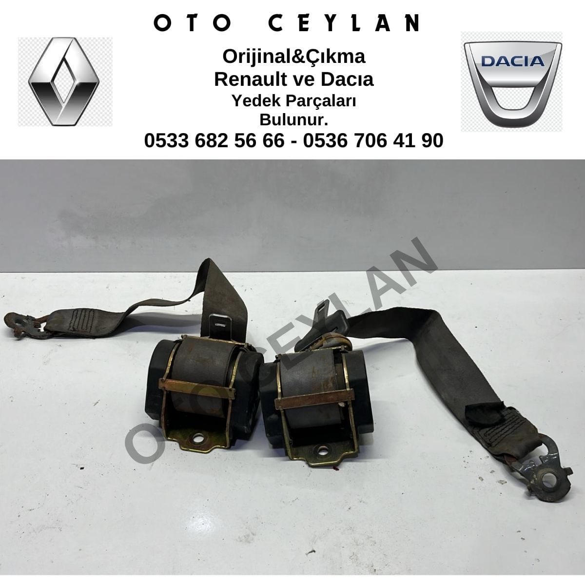 7700430895 Megan 1 Arka Emniyet Kemeri Çıkma Orjinal