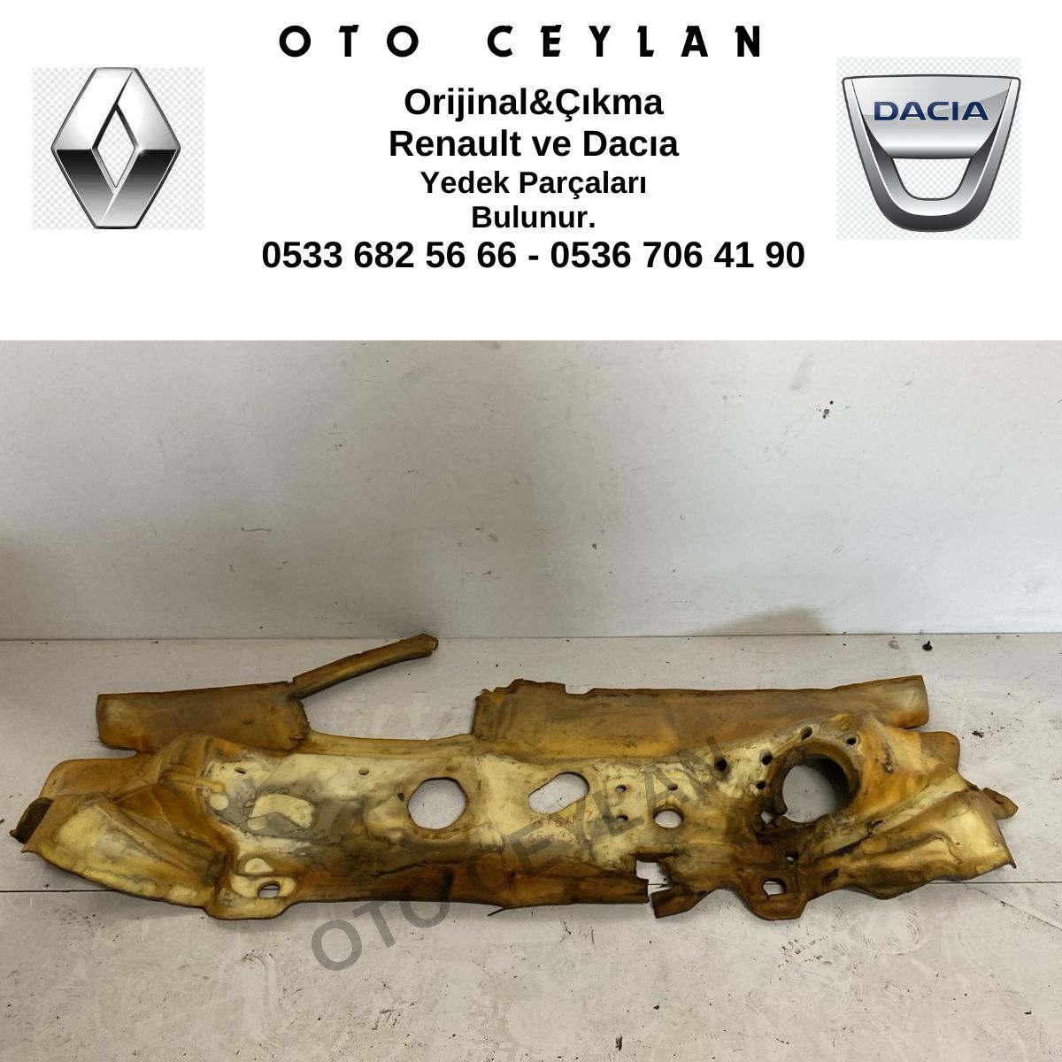 Megane 2 Ön Göğüs Keçesi Orijinal Çıkma