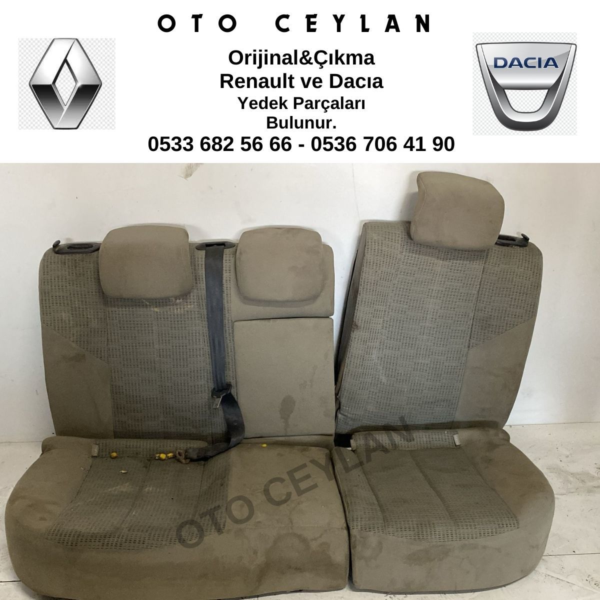 Megane 2 Arka Koltuk Orijinal Çıkma