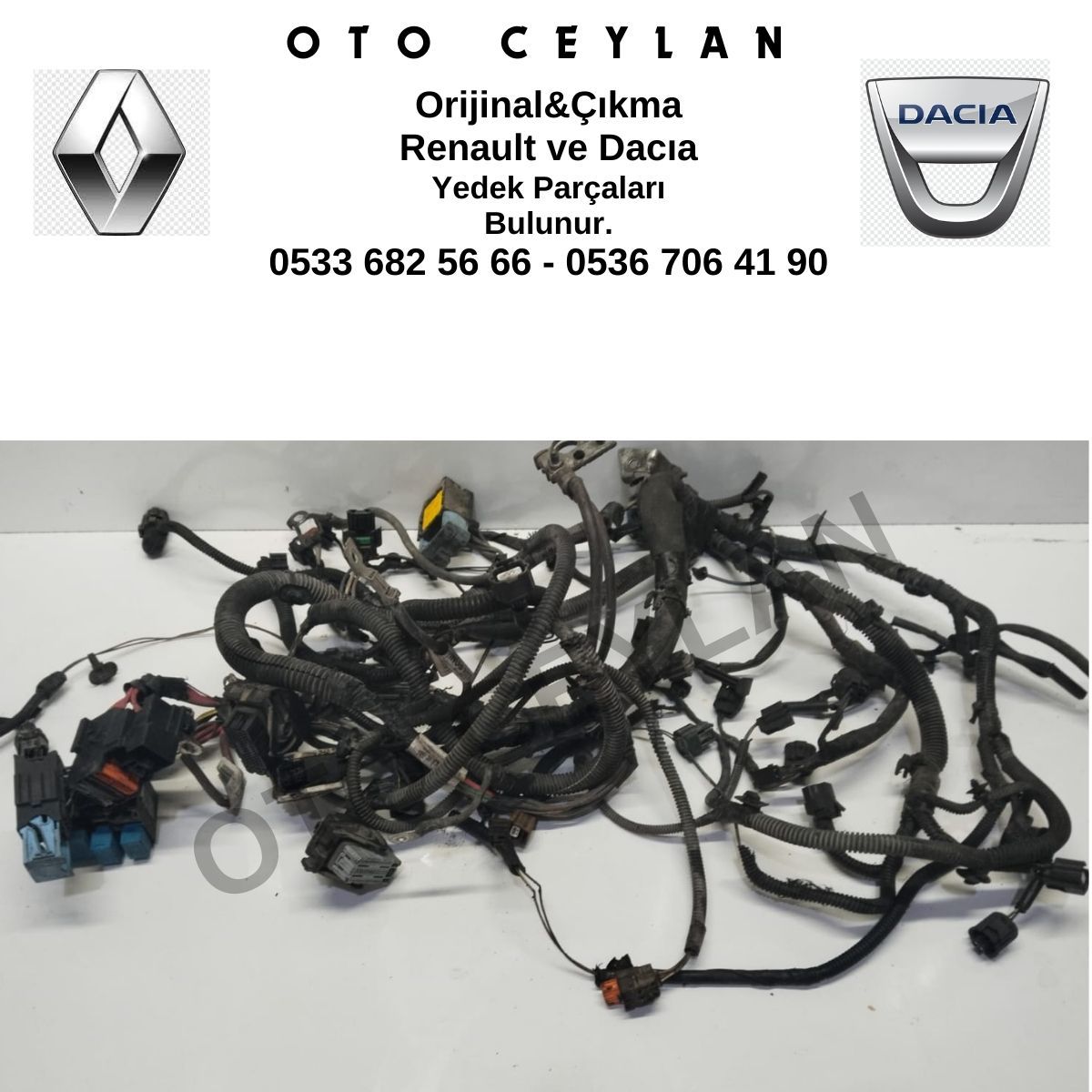 240117546R Symbol Motor Tesisatı Komple Orijinal Çıkma