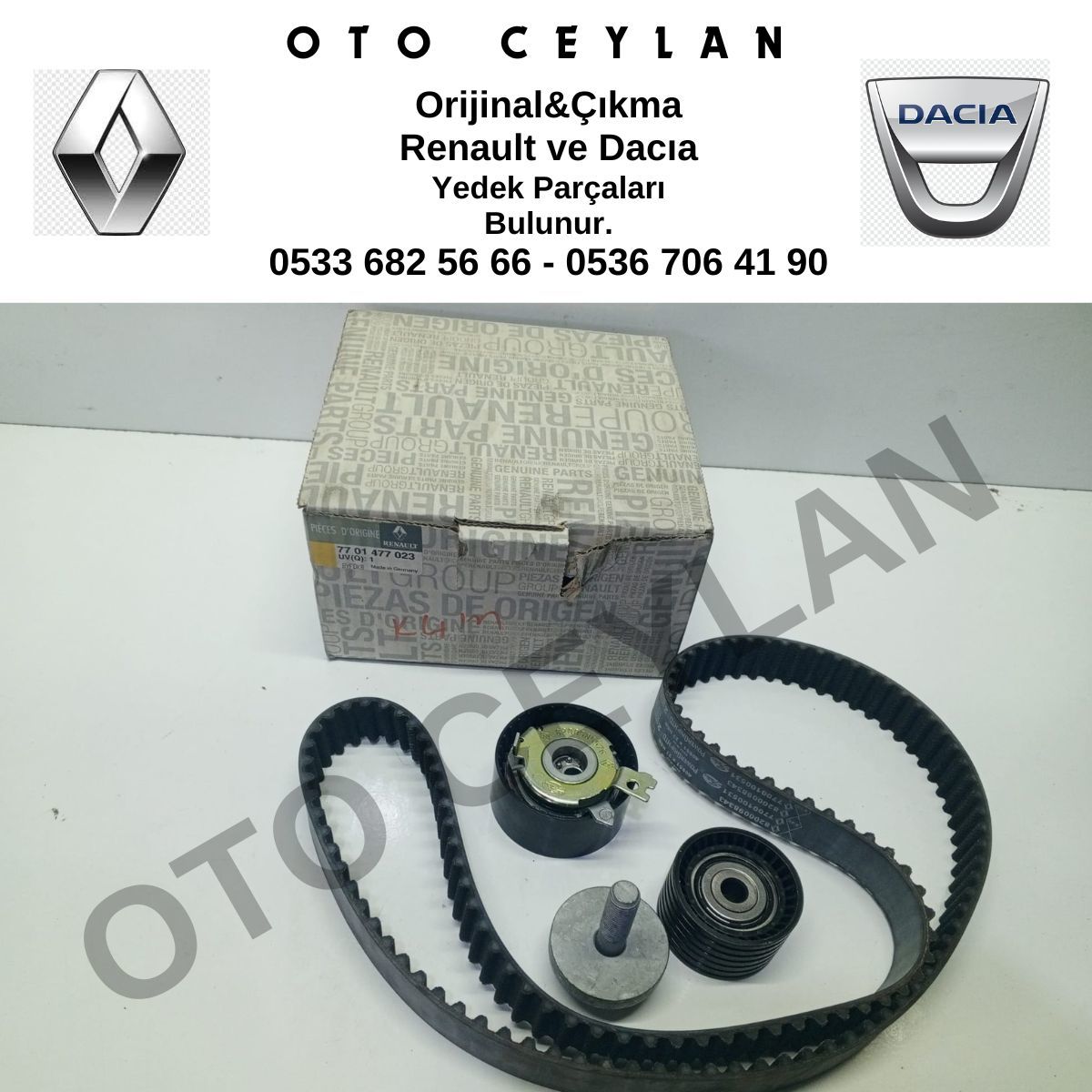7701477023 Megane 2 3 Clio 3 Logan 2 3 Scenic Fluence Gergi Kiti K4M Sıfır Orijinal