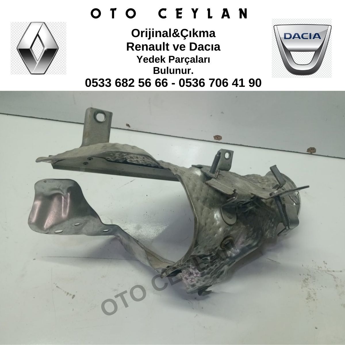 144509337R Duster Megane 4 Kadjar 1.3 Tce H5H Isı Koruyucu Orijinal Çıkma